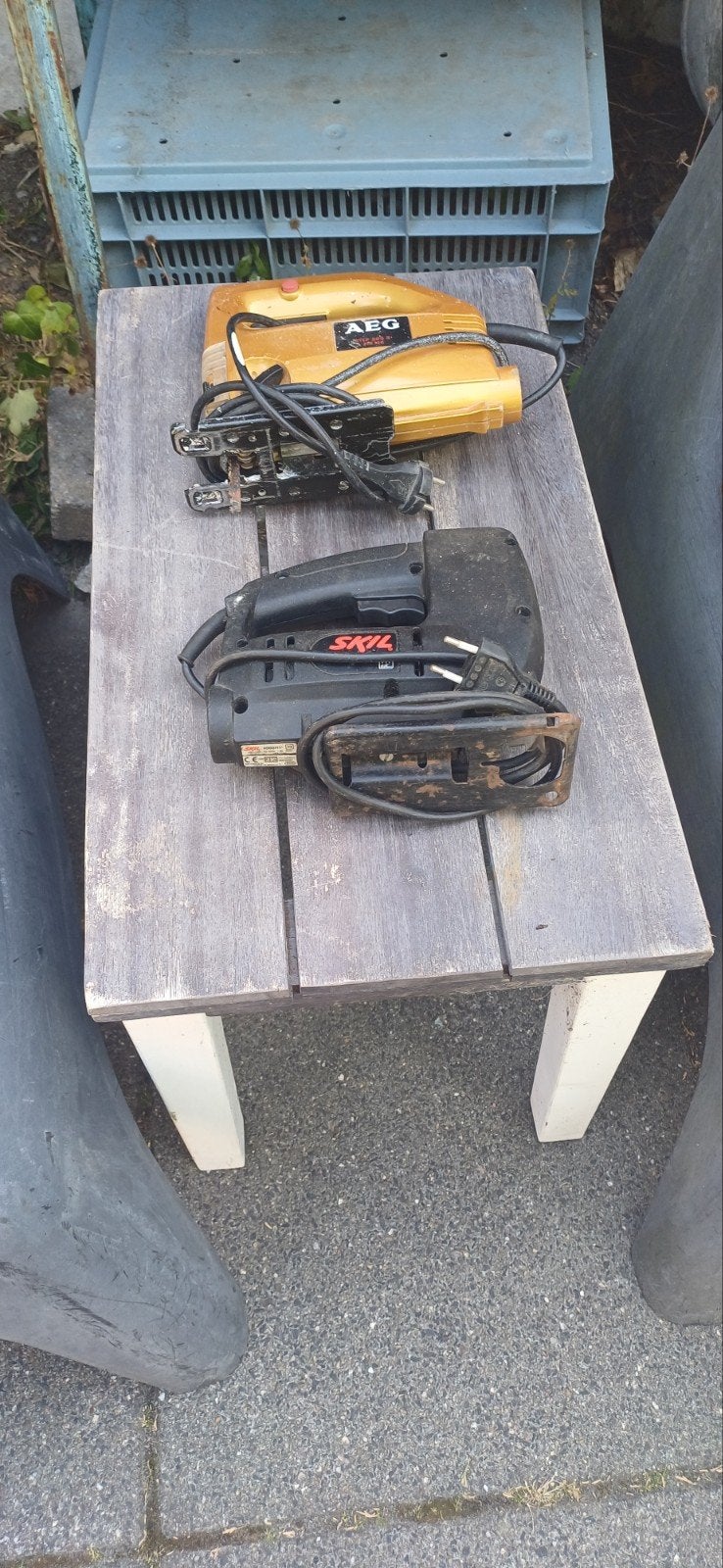 Twee machines voor 20€, Ophalen, 1200 watt of meer, Bandschuurmachine