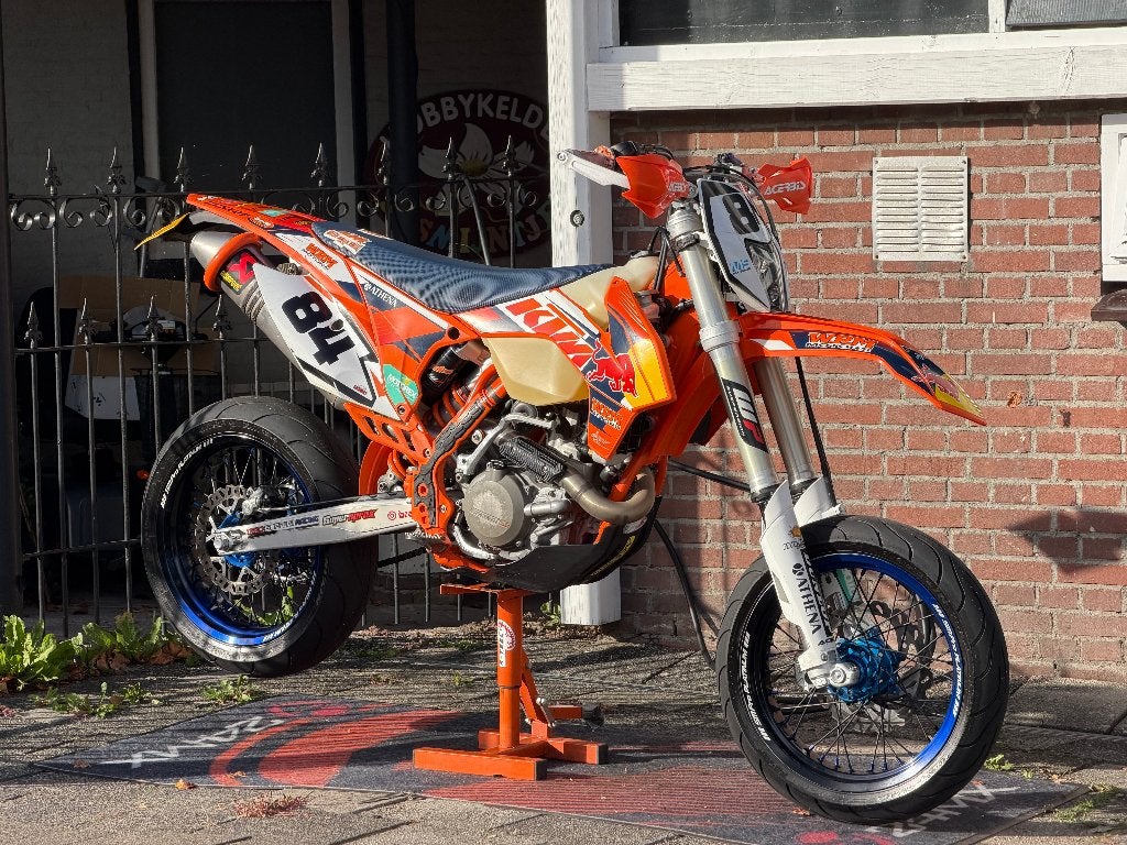 KTM 450 EXC-F Factory ed SUPERMOTO + ENDURO 88,8 UUR 3.610KM, 450 cc, Sportuitlaat, Occasion, Bedrijf