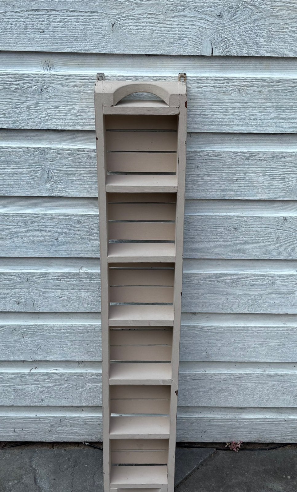 Steenmal/Kruidenrek brocante wit, Ophalen, 50 tot 100 cm, Zo goed als nieuw, Minder dan 100 cm