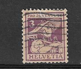 Zwitserland klassiek Mi. 130  1916, Ophalen of Verzenden
