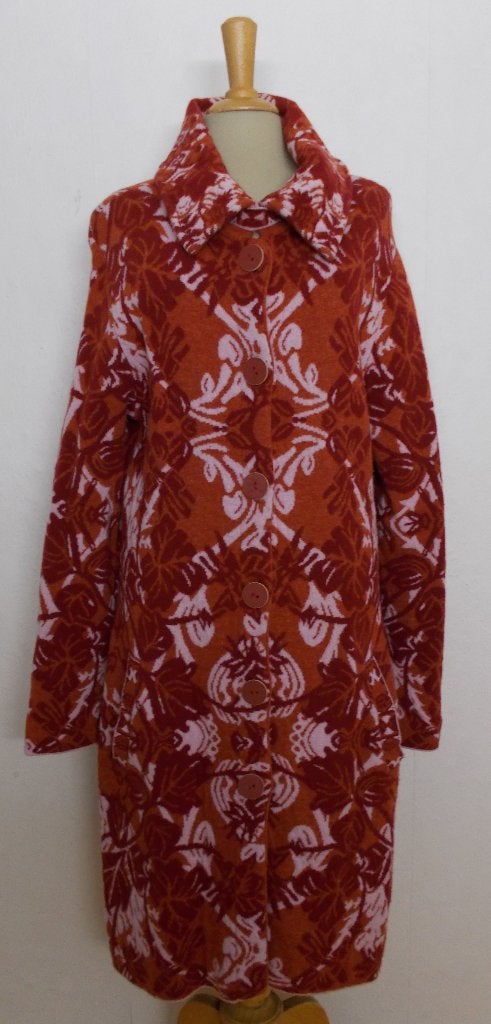 Apart rood 80% lamswollen lang vest van KOOI! 40, Verzenden, Zo goed als nieuw, Maat 38/40 (M), Rood