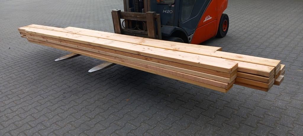 Nieuwe douglas balken van 165  x 45 mm dikte, Doe-het-zelf en Verbouw, Hout en Planken, Ophalen, Nieuw, Balk, Overige houtsoorten