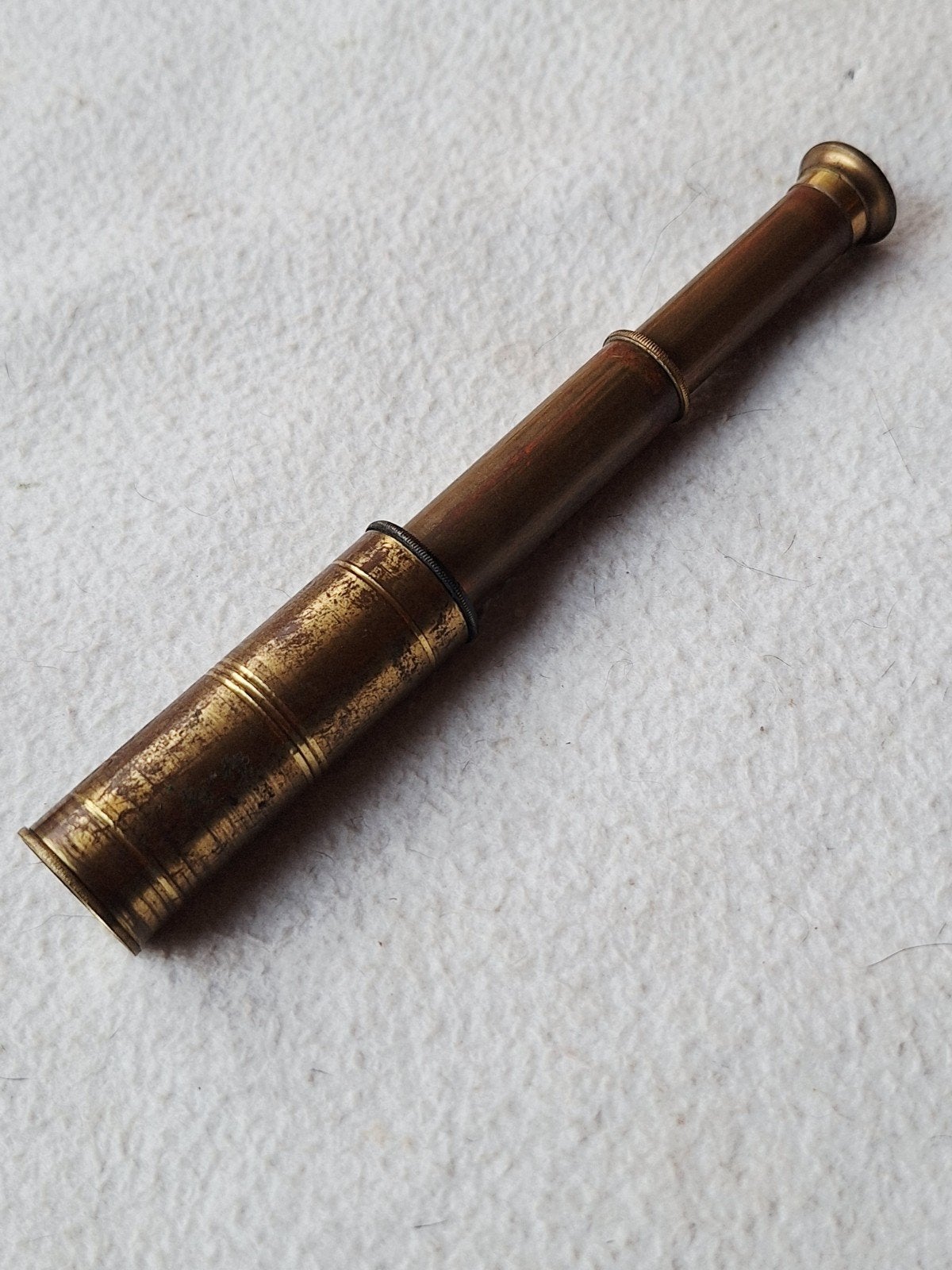Antieke messing telescoop kijker - klein formaat, Ophalen of Verzenden, Minder dan 80 mm, Lenzentelescoop (refractor)