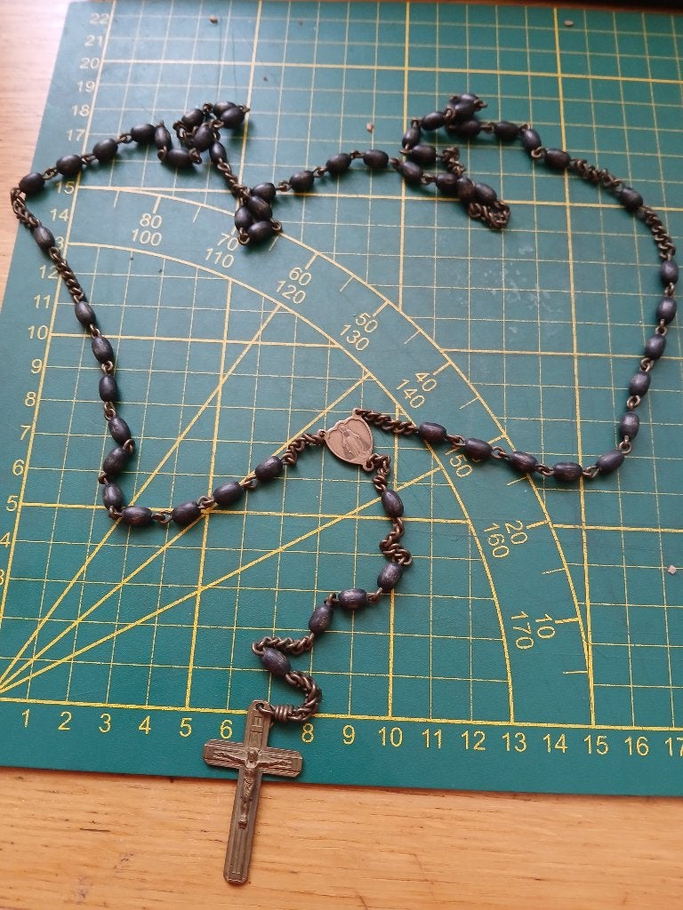 Rozenkrans, 2x religieus RK, Verzamelen, Religie, Ophalen of Verzenden, Overige typen