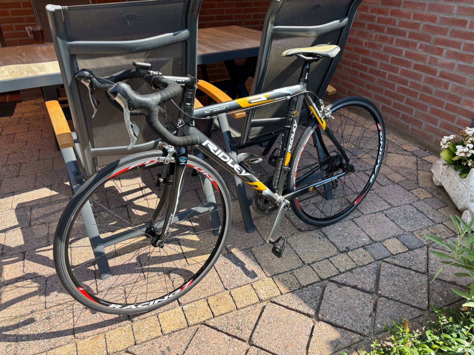 Ridley racefiets, Gebruikt, Velgrem, Aluminium, 49 tot 53 cm
