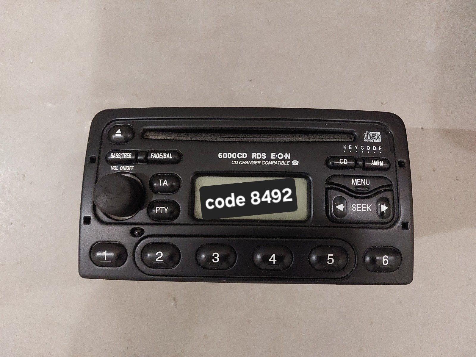 ford 6000CD RDS E-O-N autoradio, Auto diversen, Ophalen