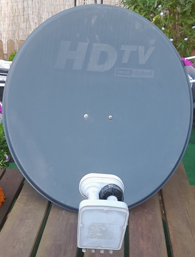 Canal Digitaal Sattelietschotel met Duo LNB, Ophalen, Gebruikt, (Schotel)antenne, Overige merken