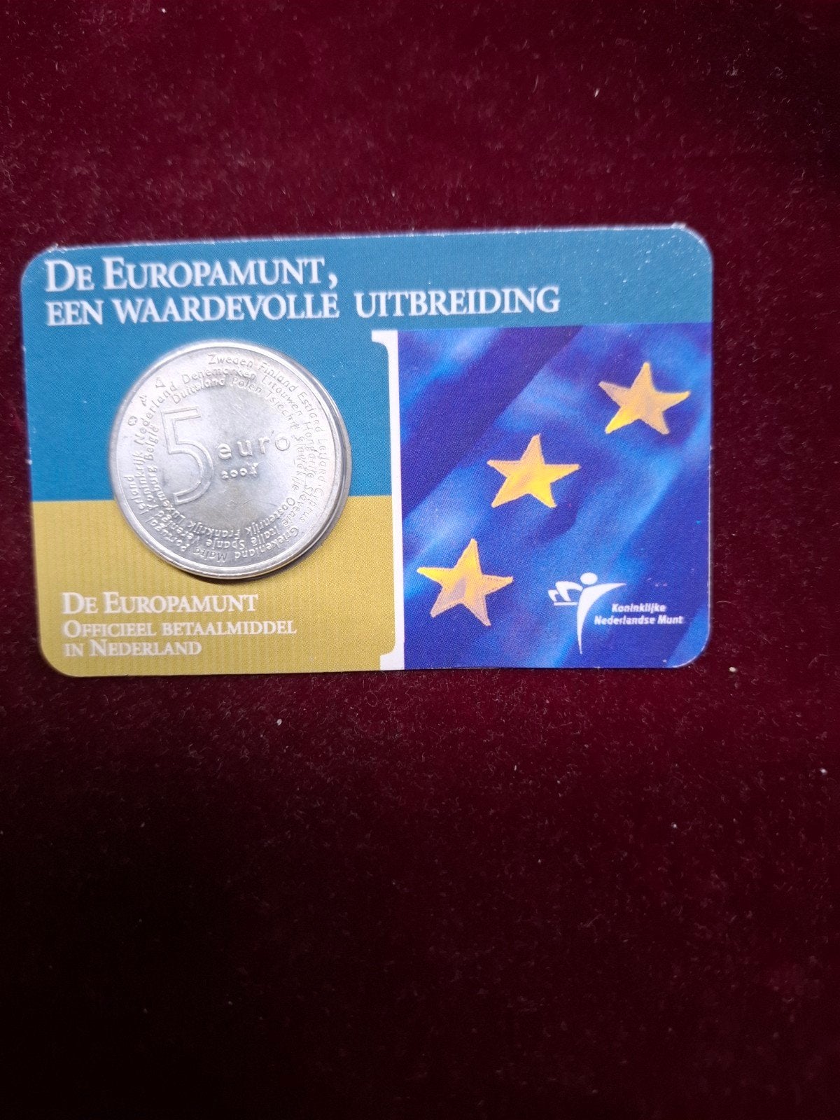 Zilveren Europamunt 5 Euro 2004 Koningin Beatrix, Postzegels en Munten, Koningin Beatrix, Zilver, Euro's, Ophalen of Verzenden