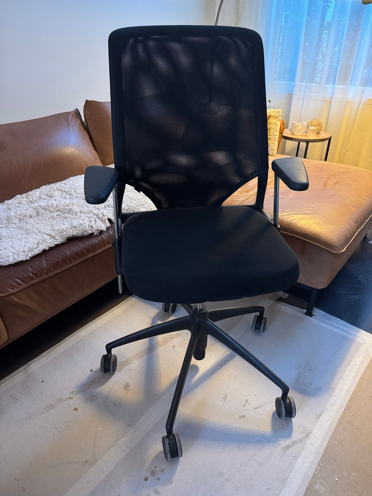 Vitra Mesh Bureaustoel - Vintage & Origineel, Ophalen, Gebruikt, Zwart, Bureaustoel