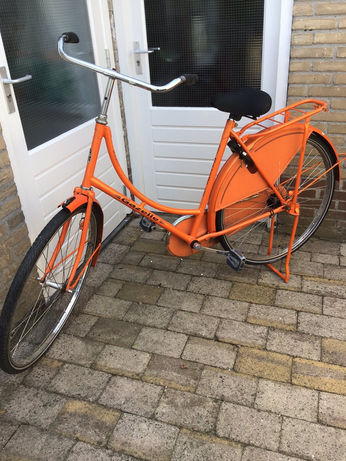 Gazelle Dames Oma fiets Oranje, Ophalen, Gebruikt
