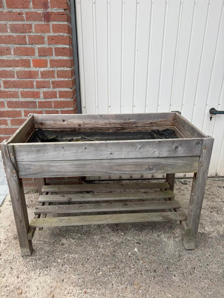 Houten moestuinbak / kweekbak, Tuin en Terras, Ophalen, Gebruikt, Kweekbak