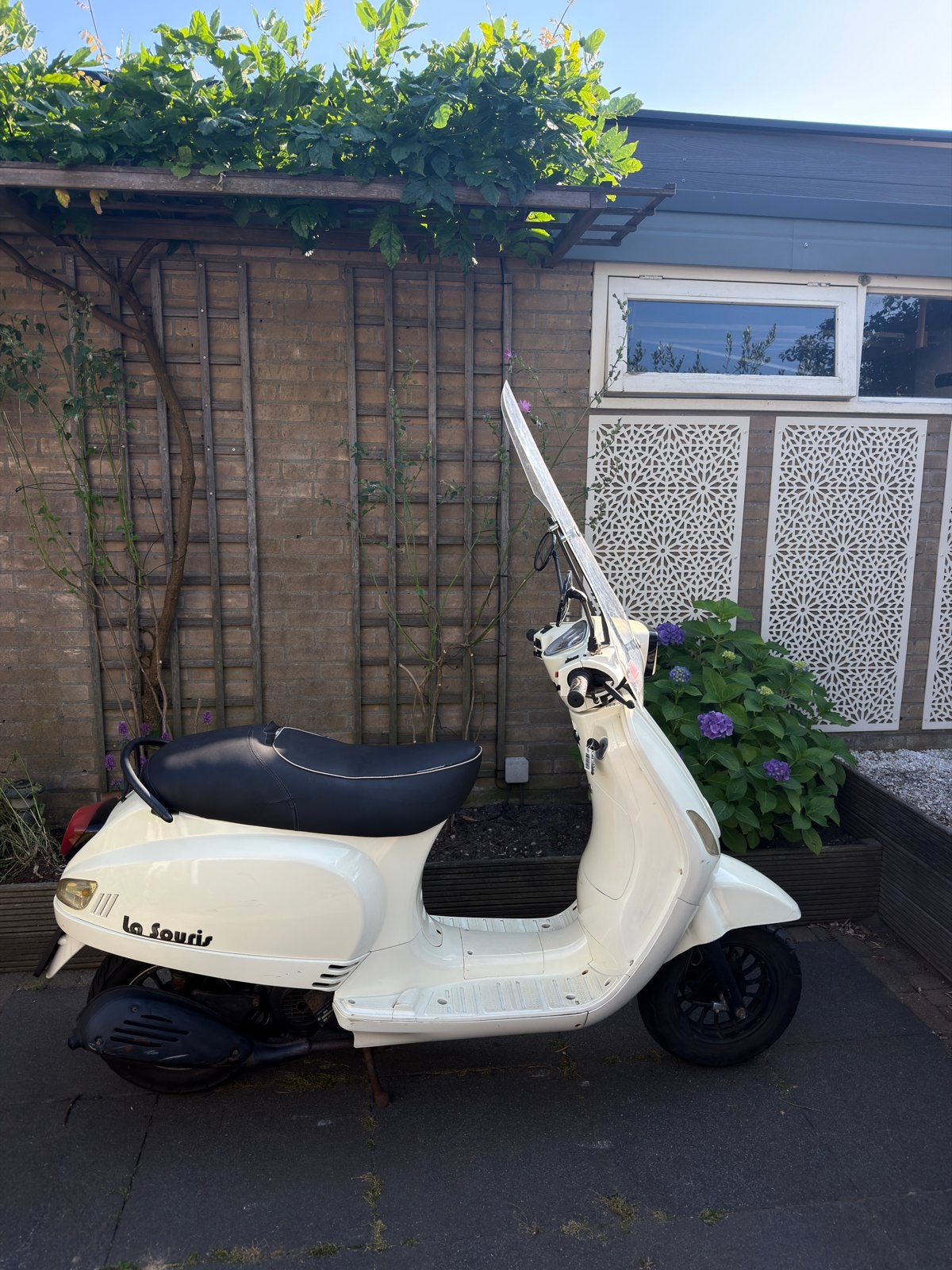 La Souris Vespelini S Snorscooter - Crème, 2016, Gebruikt, Benzine, Ophalen, Overige merken