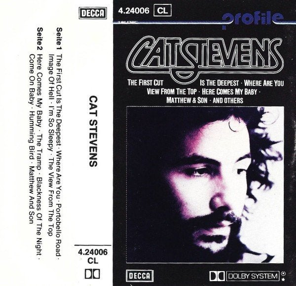 Cat Stevens - The First Cut (Cassette), 1 bandje, Ophalen of Verzenden, Voorbespeeld, Pop