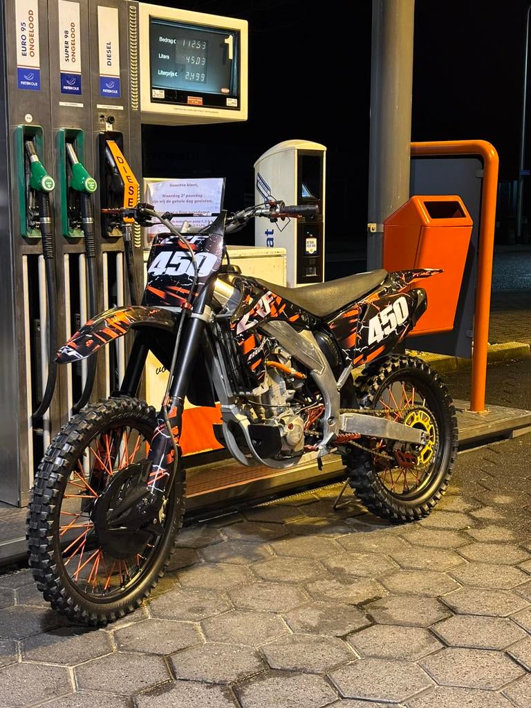 Honda CRF450R 2004, 6 versnellingen, Honda, Zo goed als nieuw, Ophalen