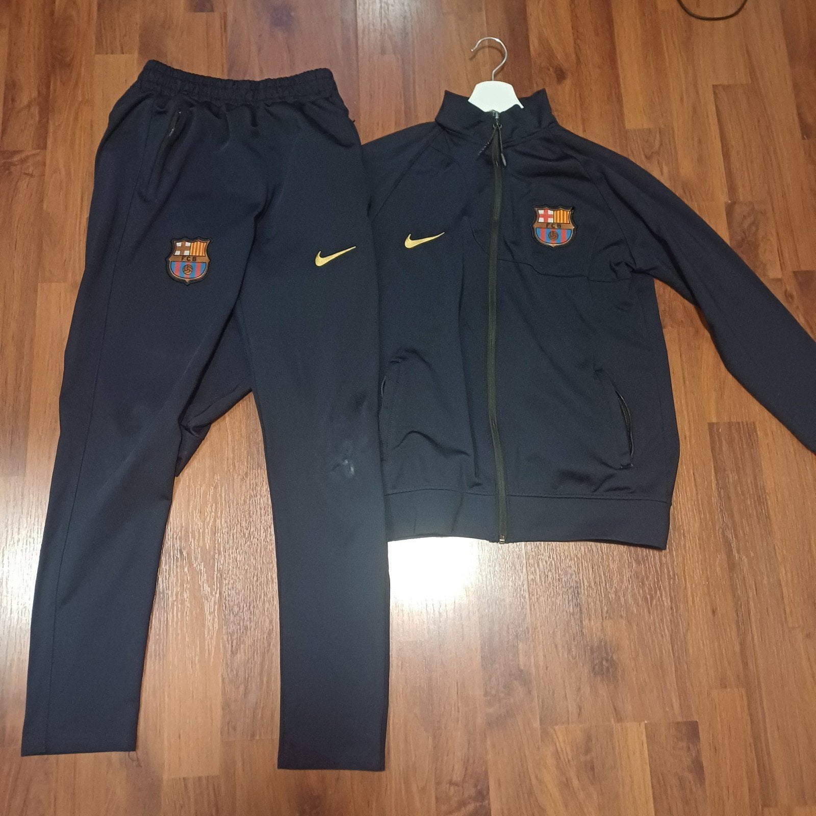 Barcelona trainingspak, Blauw, Nike, Ophalen of Verzenden, Voetbal