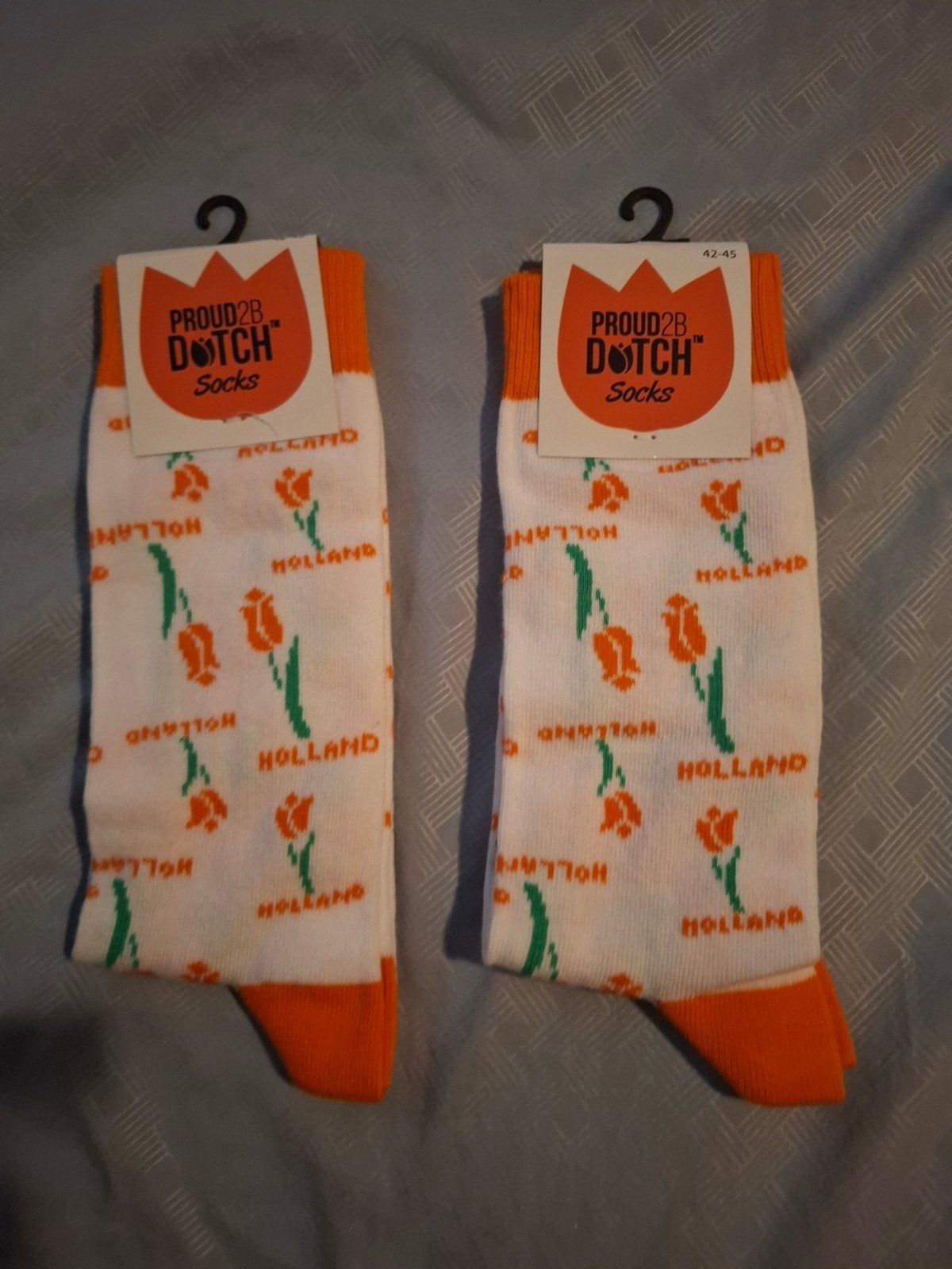 Nieuwe Proud2B Dutch sokken met tulpenprint, Kleding | Dames, Sokken en Kniesokken, Proud2b, Wit, Nieuw