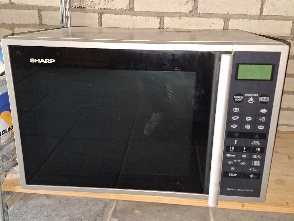 Sharp Combimagnetron, Ophalen, Combimagnetron, Zo goed als nieuw, Grill