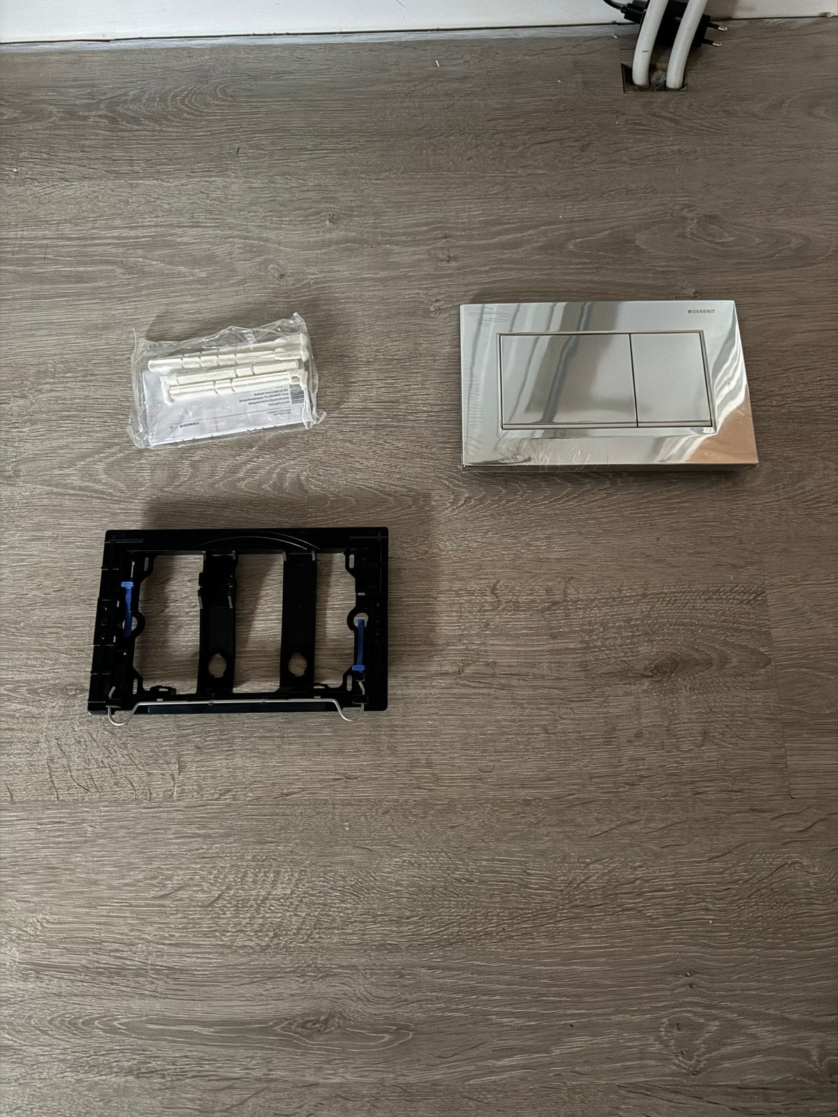 Geberit Sigma30 bedieningsplaat chroom voor toilet, Ophalen of Verzenden, Nieuw, Chroom, Toilet