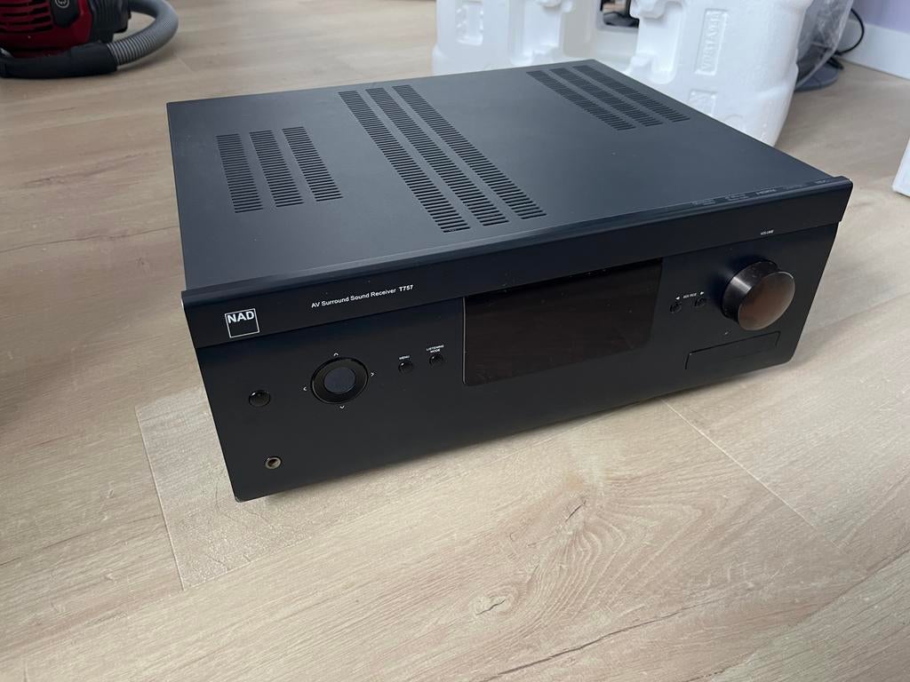 NAD T757 7.1 receiver met HDMI en Audyssey microfoon, Overige merken, Gebruikt, Ophalen of Verzenden, 120 watt of meer