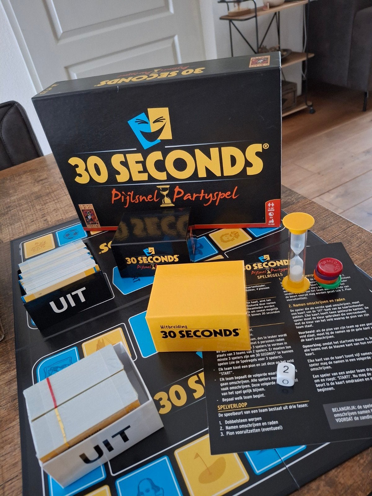 30 seconds inclusief uitbreiding, Hobby en Vrije tijd, Gezelschapsspellen | Bordspellen, Ophalen of Verzenden, Zo goed als nieuw
