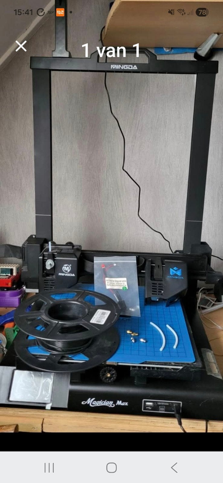 3d printer, Ophalen