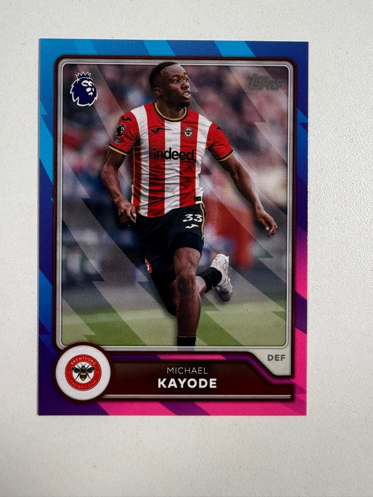 65 Michael Kayode PL Parallel Topps Premier League 2026-27, Ophalen of Verzenden, Nieuw, Buitenlandse clubs, Poster, Plaatje of Sticker