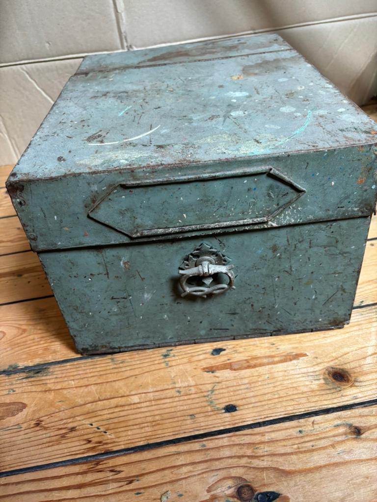 Archief kist metalen kist, Ophalen of Verzenden