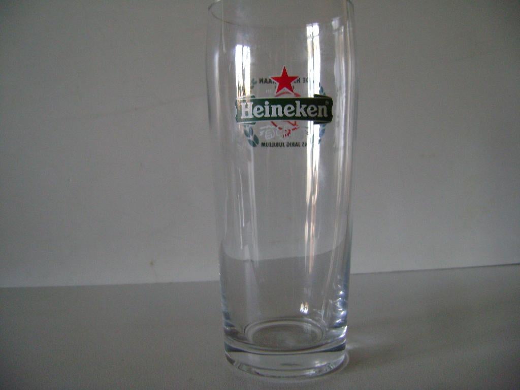 Nieuw bierglas Heineken 45jarig jubileum"De Halve Maan", Ophalen of Verzenden, Nieuw, Gebruiksvoorwerp