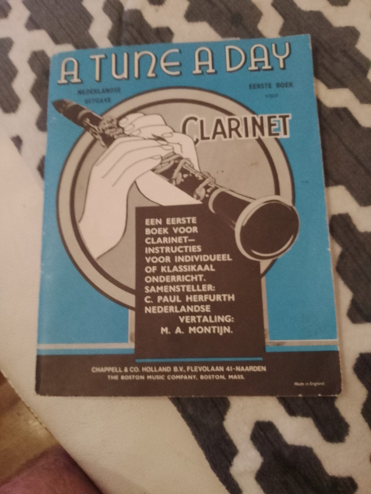 A Tune a Day - Klarinet Instructieboek (Nederlandse Uitgave), Muziek en Instrumenten, Ophalen, Zo goed als nieuw