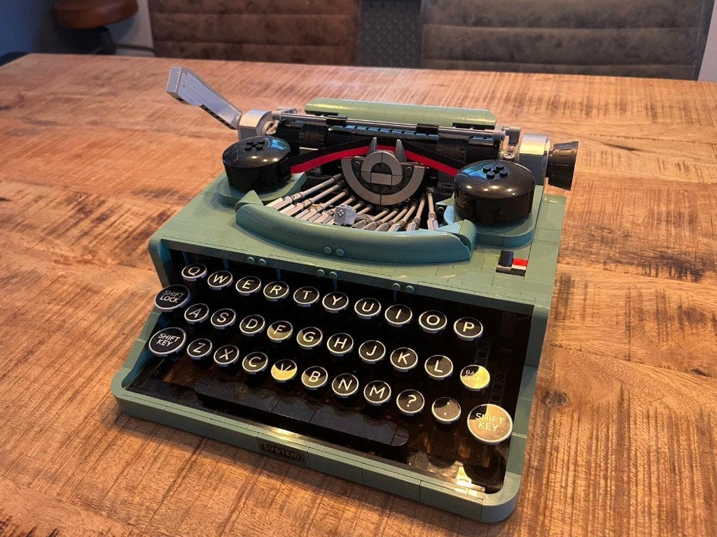 Lego 21327 Typewriter / typemachine, Kinderen en Baby's, Speelgoed | Duplo en Lego, Gebruikt, Lego, Compleet, Ophalen of Verzenden