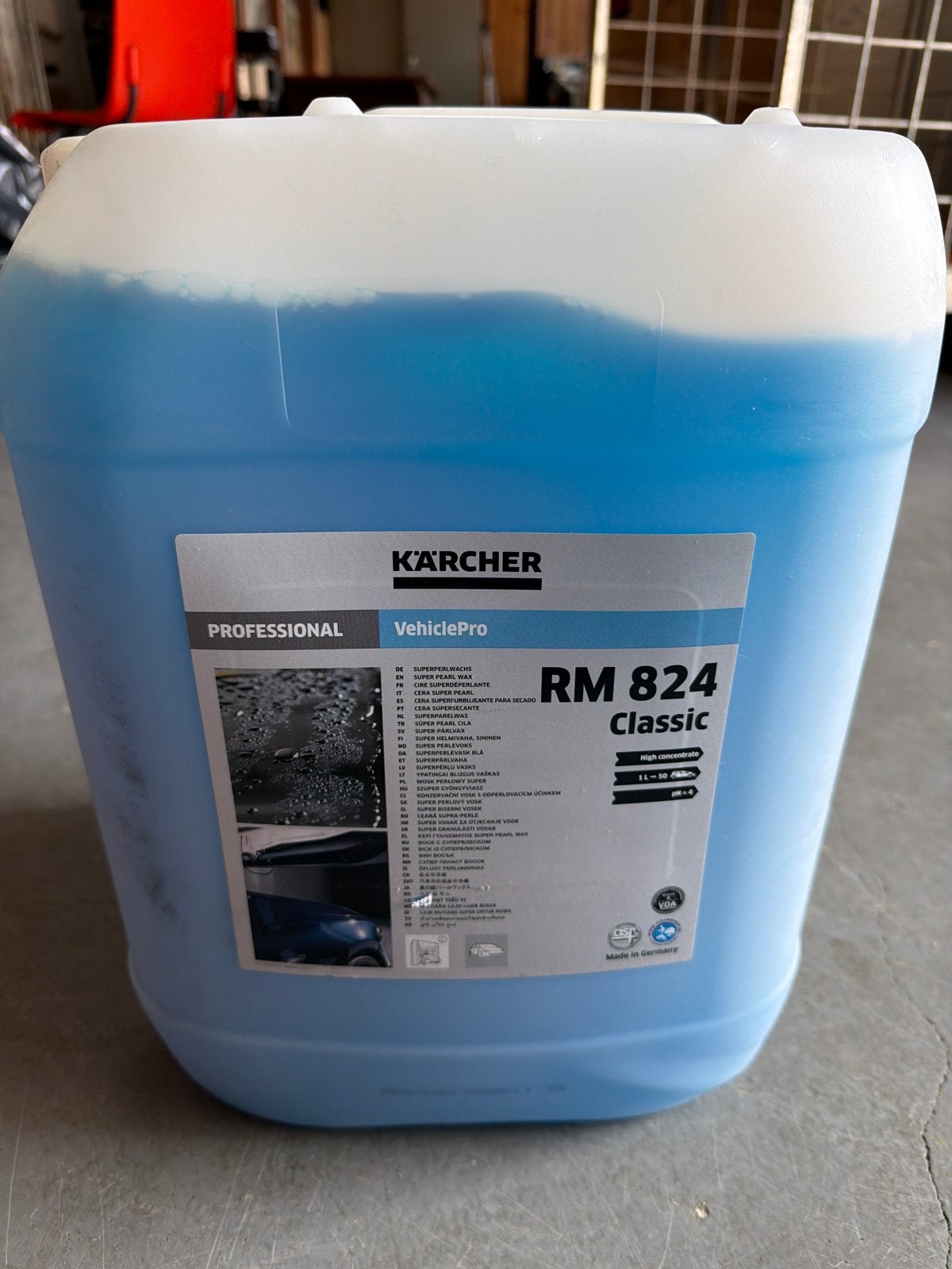 Kärcher VehiclePro RM 824 Classic Super Pearl Wax 20L, Ophalen of Verzenden, Nvt, Nvt, Nvt