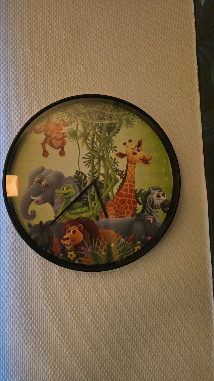 mooie jungle dieren kinderklok, Ophalen