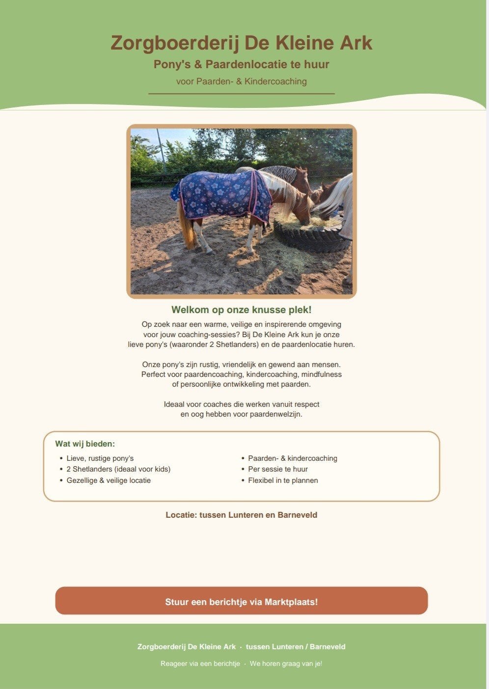 Paardencoachings plek., Dieren en Toebehoren