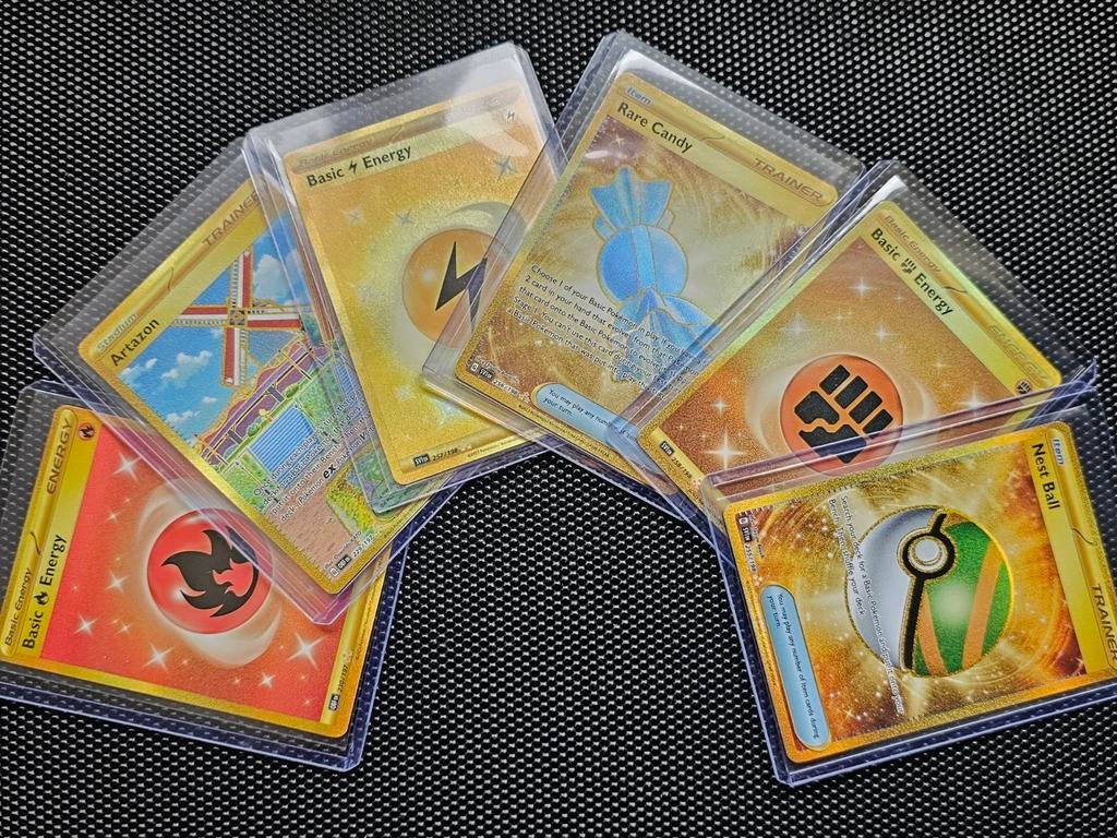 6 Gouden Pokémon Kaarten - SV base en Obsidian Flames, Ophalen of Verzenden