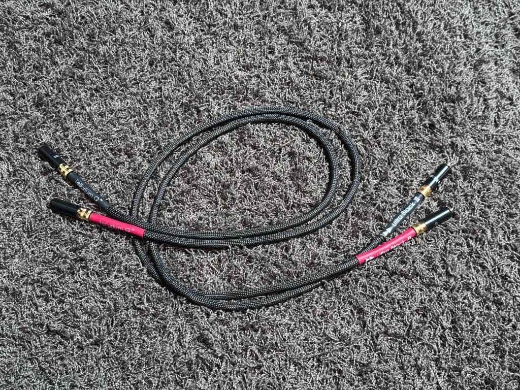 Tellurium Q Ultra Black II RCA 1 meter / Demo kabel, Audio, Tv en Foto, Ophalen of Verzenden, Nieuw, Minder dan 2 meter, Interlink-kabel