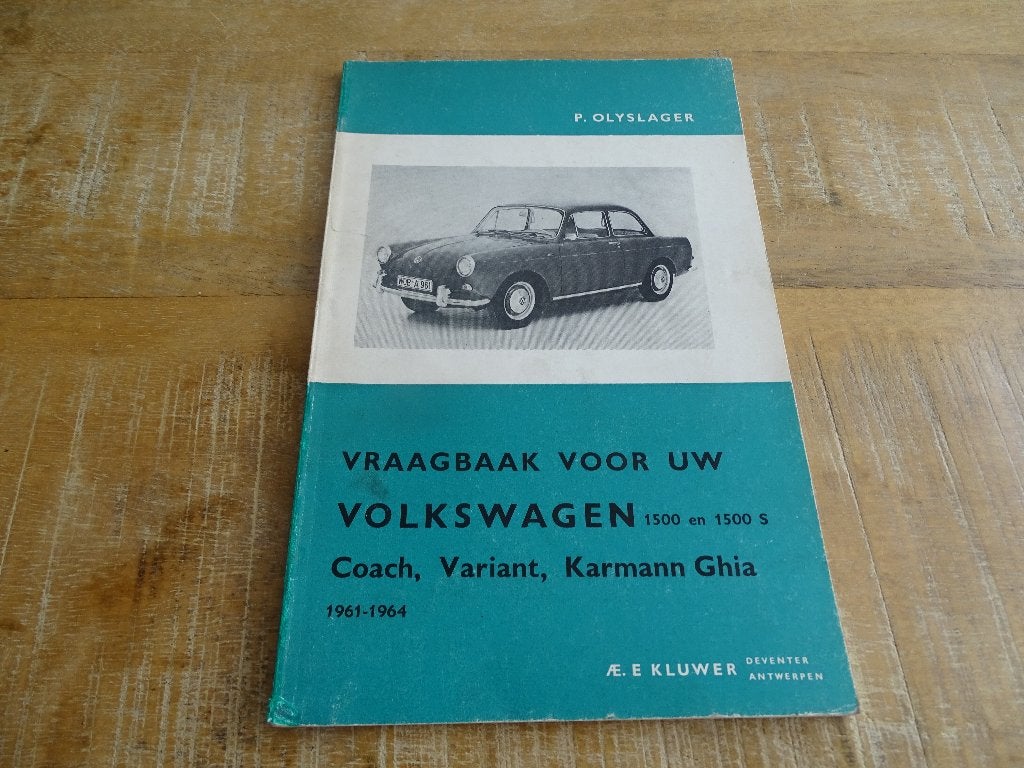 Volkswagen 1500 + Karmann Ghia Vraagbaak WP Handboek NL, Boeken, Verzenden, Gelezen, Volkswagen