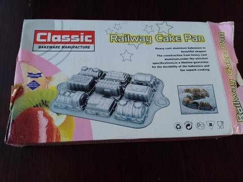 bakblik trein, Railway Cake pan, Overige typen, Ophalen, Gebruikt