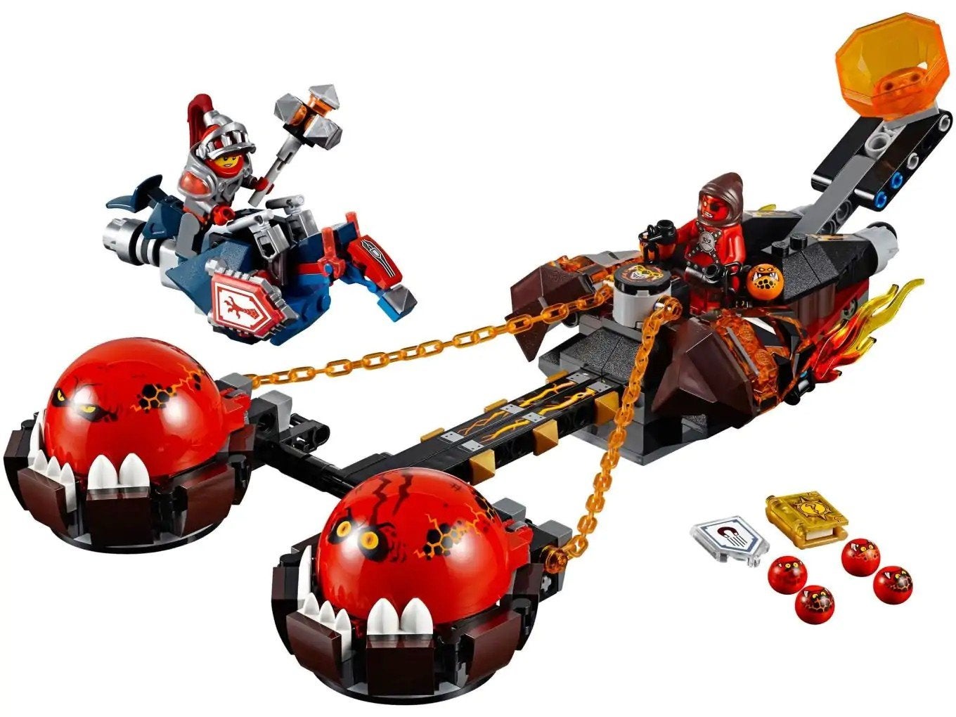 Lego Nexo Knights Beast Master's Chaos Chariot - (70314), Kinderen en Baby's, Ophalen of Verzenden, Zo goed als nieuw