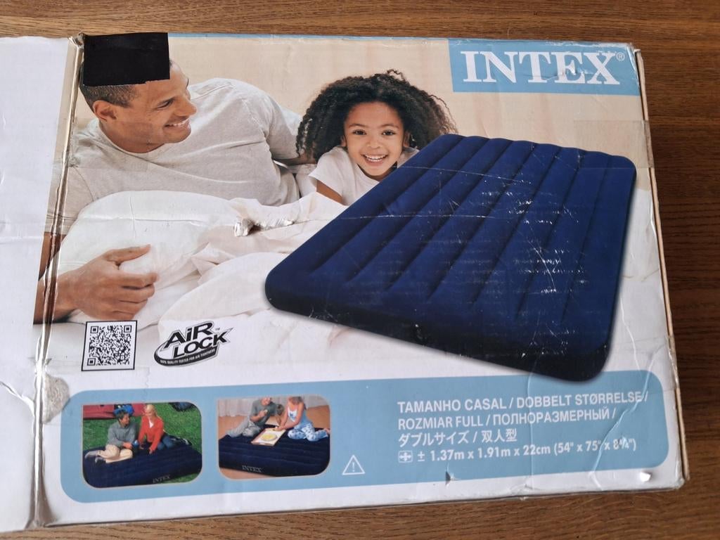 Intex 2-persoons luchtbed, Caravans en Kamperen, Luchtbedden, Ophalen of Verzenden