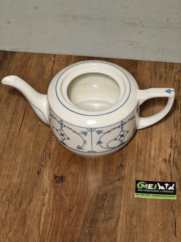 Blau Saks Kahla Theepot (zonder deksel), Gebruikt, Overige typen, Kahla/Thüringen Porzellan GmbH, August-Bebel-Straße 26, 07768 Kahla, Duitsland