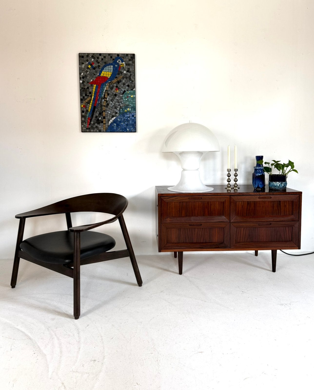 Vintage keramieken mozaiëk wandpaneel, Duitsland ‘60, 71 cm, Steen/keramiek, Ophalen of Verzenden, Zo goed als nieuw