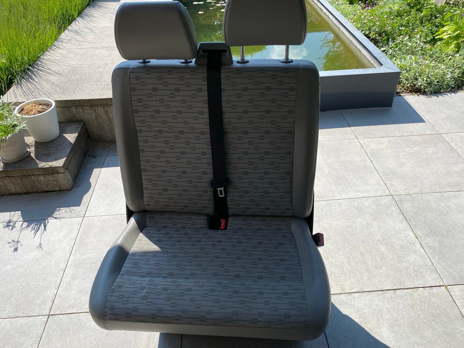 Volkswagen Transporter T5 T6 dubbele bijrijdersbank, Auto-onderdelen, Interieur en Bekleding, Ophalen, Gebruikt, Volkswagen