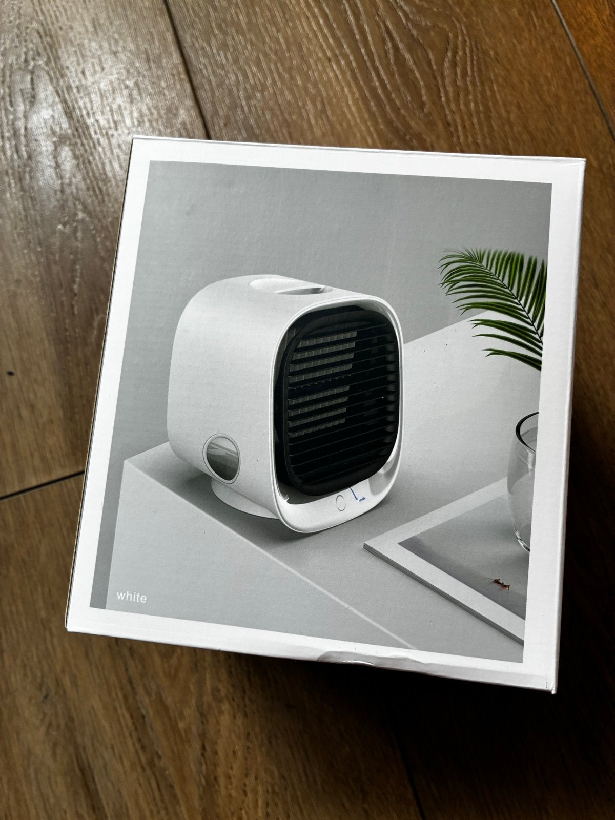 Air Cooler M201 - Witte handzame Luchtkoeler met 3 Standen, Tafel- of Grondventilator, Minder dan 60 m³, 3 snelheden of meer, Ophalen of Verzenden