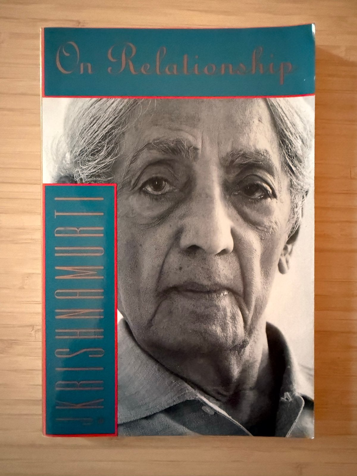 On Relationship - J. Krishnamurti (Filosofie), Boeken, Ophalen of Verzenden, Zo goed als nieuw, Wijsbegeerte of Ethiek