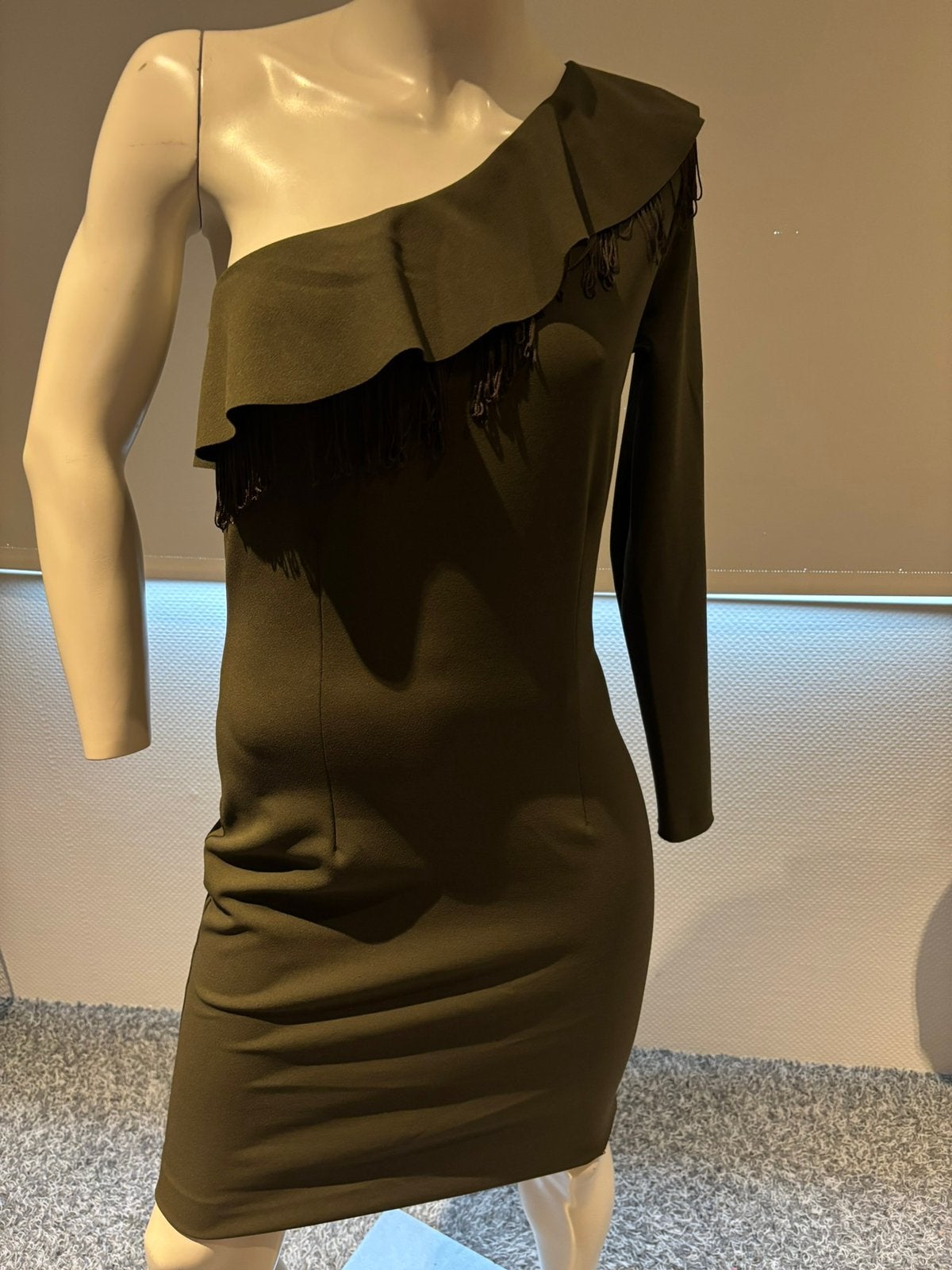 Liu jo donker groen jurkje apart model it 42.  38, Kleding | Dames, Jurken, Maat 38/40 (M), ., Ophalen of Verzenden, Zo goed als nieuw
