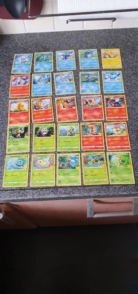 Complete McDonald's celebrations 25 Anniversary Non Holo set, Ophalen of Verzenden
