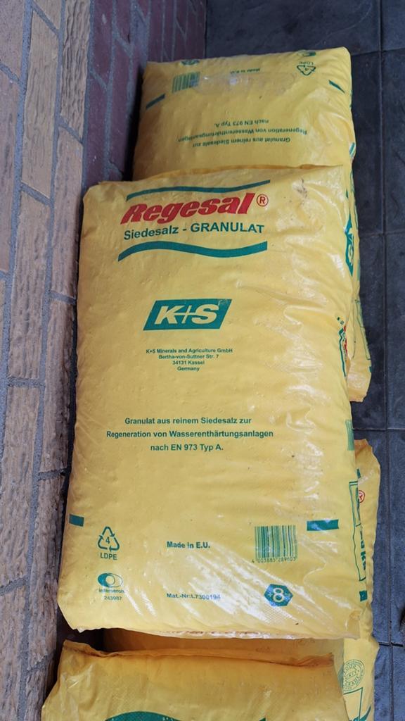 Regesal onthardingszout 25kg, Ophalen