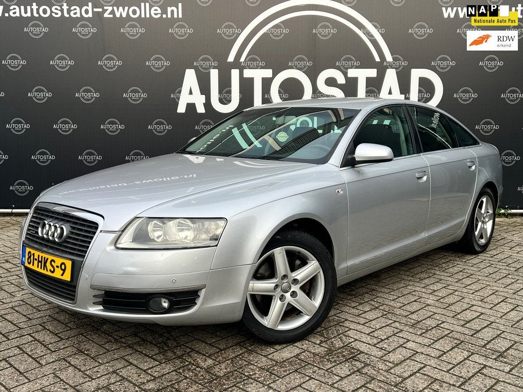 Audi A6 Limousine 2.8 FSI Pro Line Automaat/Youngtimer/NL-Au, Auto's, Audi, Stof, 2773 cc, Automatische klimaatregeling, Bedrijf
