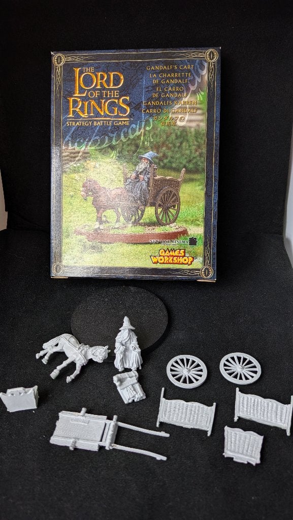 Gandalf the Grey and Cart - Metal, Ophalen of Verzenden, Zo goed als nieuw, Warhammer