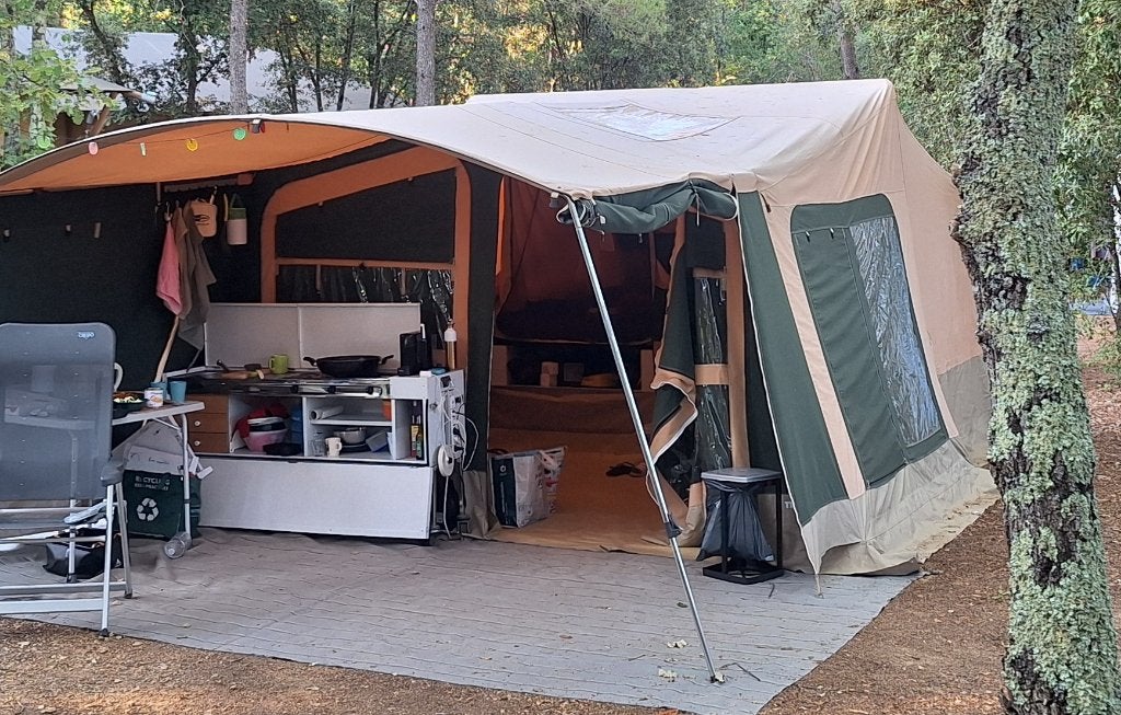 Trigano Odyssee GL | eerste eigenaar | in gebruik sinds 2016, Caravans en Kamperen, Vouwwagens, Ophalen, Trigano, Aanwezig, Tot en met 6